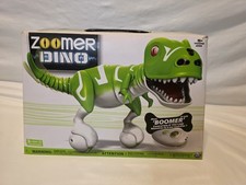 Zoomer Dino Boomer Interactive Robotic Dinosaur   IOB Open Box Tested Works