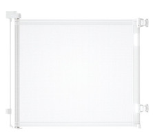 Veraste Retractable Mesh Baby Gate,33" Tall, Extends up to 55" Wide White