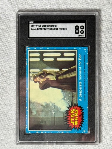 1977 Topps Star Wars #46 A desperate moment for Ben — SGC 8