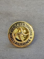 Who I Am Makes A Difference I Am Someone Gold Tone Lapel Pin Butterfly Clutch