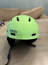 Smith Green Winter Sport Helmet Hard Shell Adjustable Fitting Unisex Adults