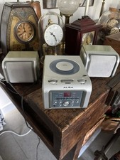 Alba vintage, radioregistratore, cd, lettore, altoparlanti sistema scaffale funzionante 