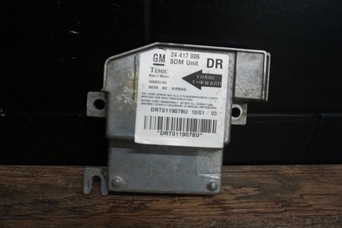 OPEL Corsa C Airbagsteuergerät Airbag Steuergerät 24417006