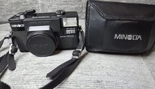 Minolta Hi-Matic AF2 35mm Film Camera w/38mm f2.8 Lens - Please Read