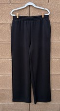 Soma Luxe Modal Wide Leg Pant - Size Medium - Black - NWT
