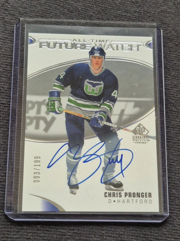 2021-22 Signature Edition Legends All-Time Future Watch Chris Pronger Auto /199