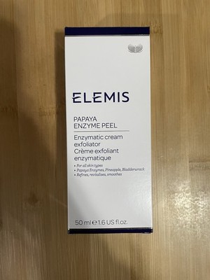 Elemis Papaya Enzyme Exfoliant Cream for Face 50ml Pineapple Extract Vitamin E