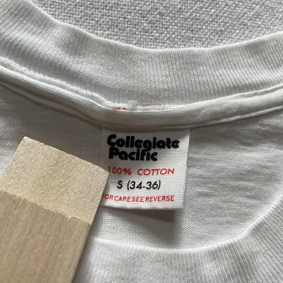 Vintage California Golden Bears Shirt Mens Small White NCAA Cal Berkeley 60s 70s - Image 3 of 4