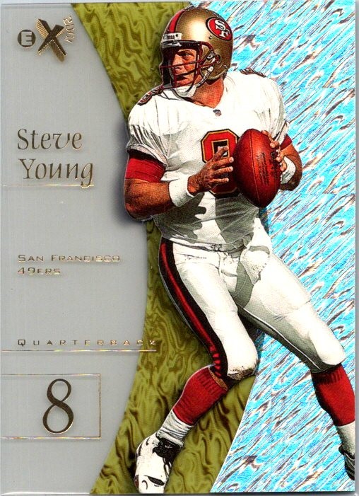 1998 SkyBox E-X2001 -Steve Young #2 San Francisco 49ers