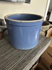 Antique Red Wing Blue Glaze Stoneware Pottery Butter Crock