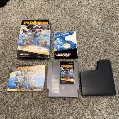 PIRATES! NES Nintendo Entertainment System Authentic Tested Complete CIB