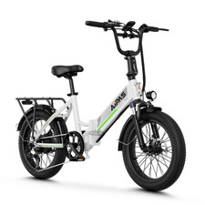Aipas A2 Folding Electric Bike 48v12.8ah 20 City Ebike 3.0 Fat Tire 7 Speed