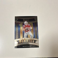 Panini 2025 Select Numbers Insert Drake Maye #15 Patriots NFL Football