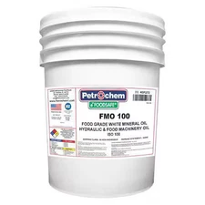 Petrochem Foodsafe Fmo 100-005 Mineral Hydraulic Oil, Food Grade, 5 Gal.