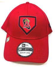 Los Angeles Angels Of Anaheim MLB NE 2021 "Clubhouse"  Flex-Fit Hat~Red
