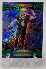 🏈2024 prizm DEREK CARR (insert/green prizm) football card #11🏈 *Saints*