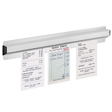Metal Kitchen Ticket Holder Silver Reusable Receipt Organizer