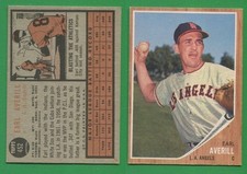 1962 Topps Baseball ~~~ EARL AVERILL ~~~ HIGH No. 452 ~~~ FREE S/H