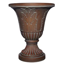 Oakmont 21 In. Aged Bronze Resin Planter