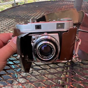 Kodak Retina IIc Vintage Silver Rangefinder Camera w/ Case and Leather Strap