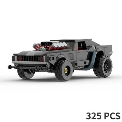 Cyberpunk MOC Dodge Charger Baustein Bausatz Muscle Car Modell Spielzeug 325 Teile