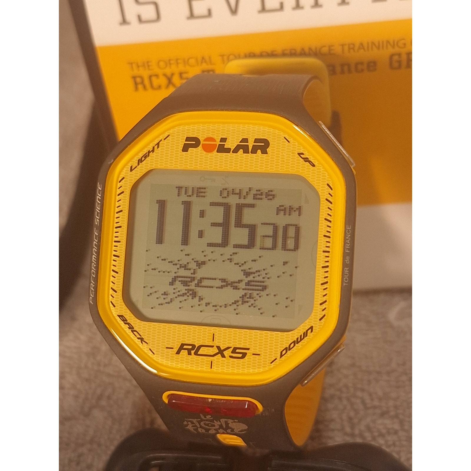 Polar RCX5 Tour de France GPS Cycling Computer Set Yellow- N