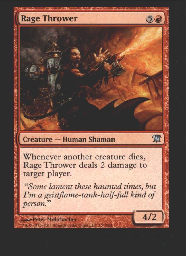 Rage Thrower 157 Uncommon Innistrad Magic: The Gathering Lightly Played