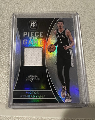 2024-25 Panini Totally Certified Victor Wembanyama Piece of the Game POG-VCW