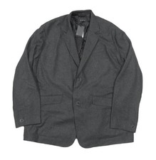 Rag  Bone Men's Heather Grey Shift Flannel Wool Blend Blazer