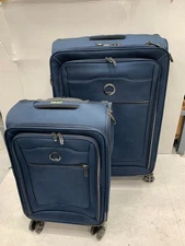 Blue Delsey Paris 2 Piece Softside Spinner Luggage Set