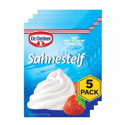 Dr.Oetker Sahnesteif Whip Cream Stabilizer (whip it)  (5 x 8 g)