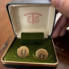 Mid Century Horseshoe Cuff Links