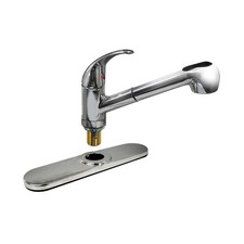 DOMINION FAUCETS 77-2115 Low Arc Pull Out,Chrome,Dominion Faucets 45L024