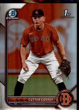 2022 Bowman Draft #BDC-200 Cutter Coffey Chrome Refractor