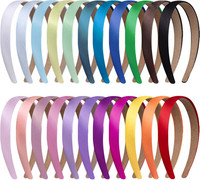 22 StüCk Haarreifen Satin StirnbäNder Bunt Haarreifen StirnbäNder Harte FüR Dame