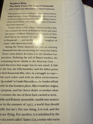 The Dark Tower Ser.: Song of Susannah by Stephen King (2004, Hardcover, Revised - Foto 5 di 11