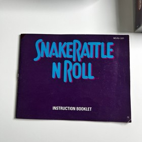 Snake Rattle 'n Roll (Nintendo NES, 1991 PAL A) Action-Adventure Manual Included