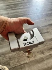 CURT Trailer Coupler Lock with Key for Security
