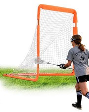 Lacrosse Goal,4' x 4' Small Kids Lacrosse Net,Folding Portable Lacrosse Goal w