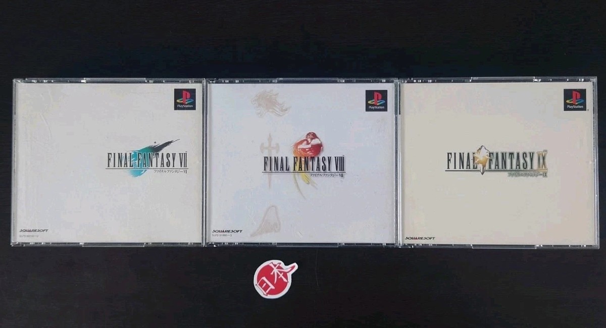 Final Fantasy Set or 3 FF7 FF8 FF9 FfVII FFVIII FFIX PS1
