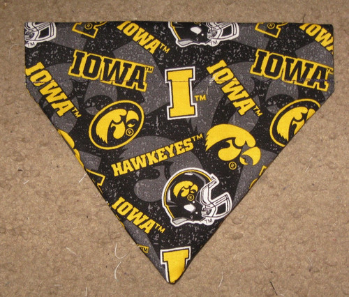 University of Iowa Hawkeyes Dog Bandana - 5 sizes XS - XL