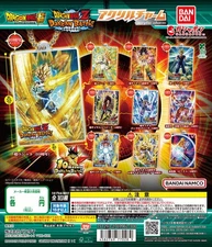 Dragon Ball Z Dokkan Battle Acrylic Charm Keychain Gashapon Complete Set Bandai