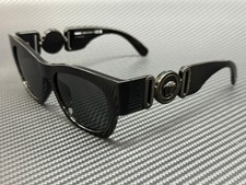 VERSACE VE4479U 536087 Black Grey Men's 52 mm Sunglasses