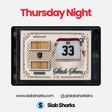 2017 LEAF IN THE GAME STICKWORK #SS-10 PATRICK ROY STICK SAVE RELIC /25