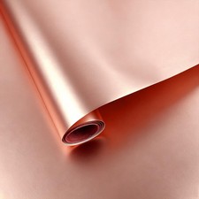 Matte Metallic Wrapping Paper Roll, 17" x 32.8ft Foil Gift Wrap Paper, Solid ...