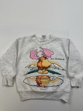 Vintage 90s Alaska Sweatshirt Toddler Size 2 Infant Made In USA