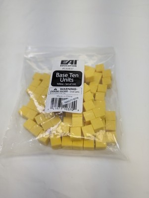 EAI Education Base Ten Units Set of 100 (Model #530837).