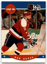 1990-91 Pro Set Bob Rouse Washington Capitals #554