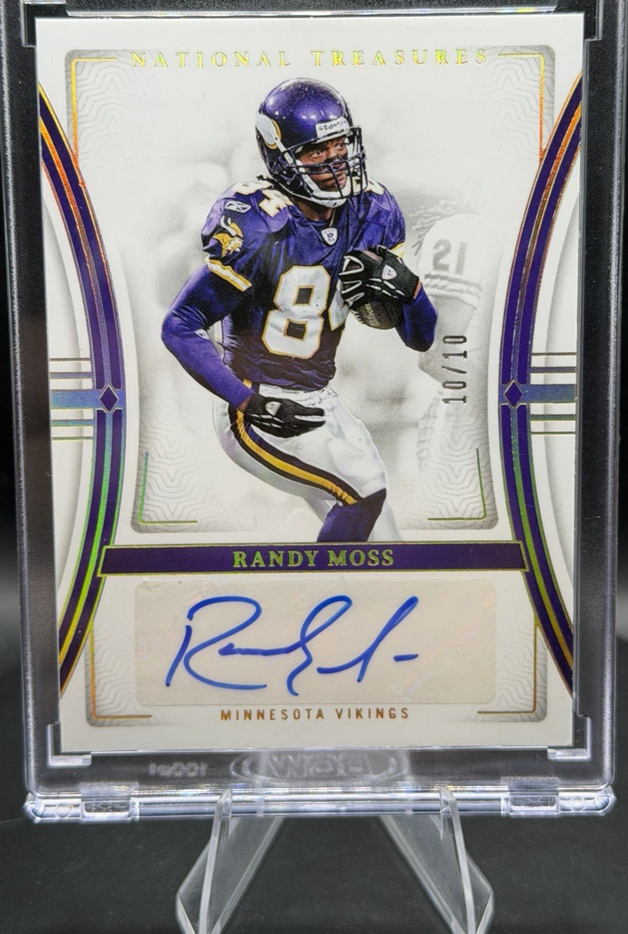 2023 Panini National Treasures Randy Moss Auto /10