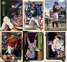 Six Card Tyler Freeman Lot (RCs!) Guardians Rockies